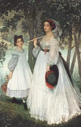 De två systrarna: Porträtt, 1863